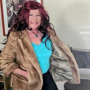 Real Mink Fur Coat from Kaufmann's of Pittsburgh, PA